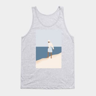 Woman Beach Ocean Tank Top